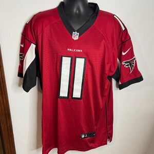 Nike Red Falcons Jersey with Number 11 Size 56